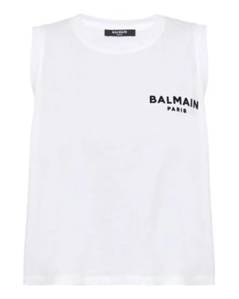 Balmain Tanktop Balmain Western White