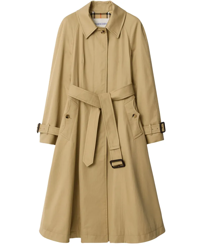 Burberry Ausgestellter langer Paletot Ellingham aus Gabardine 