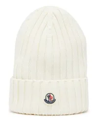 Moncler Mütze mit Logo Off-white