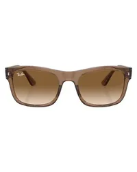 Ray Ban RB4428 Quadratische Sonnenbrille Brown