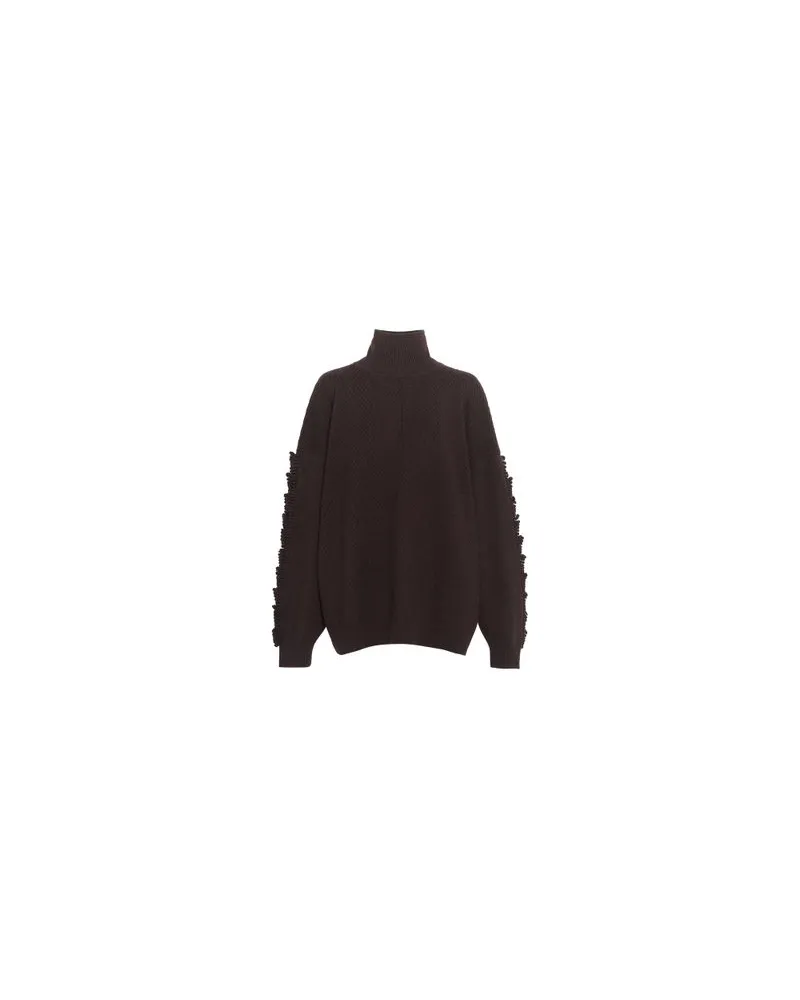 Barrie Klassischer Rollkragenpullover Brown