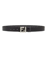 Fendi Gürtel FF Squared Black