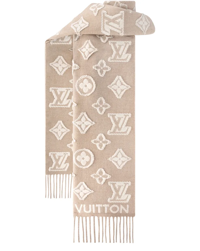 Louis Vuitton LV 3D Schal Beige