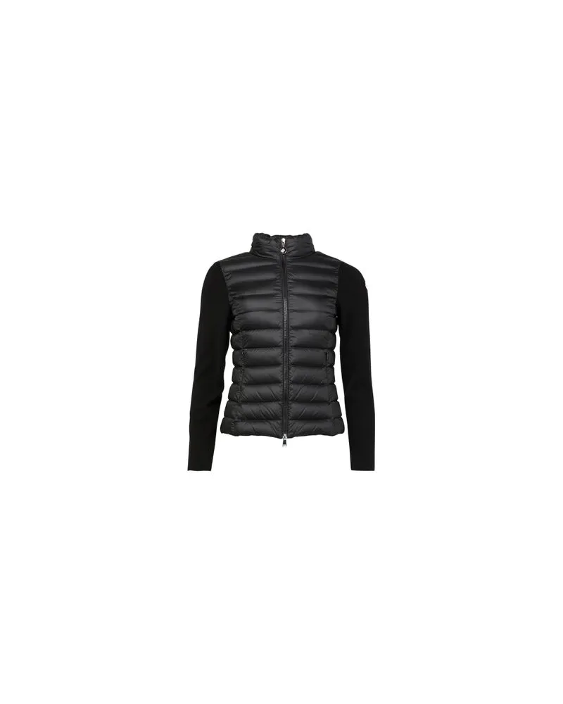 Moncler Bi-material jacket Black