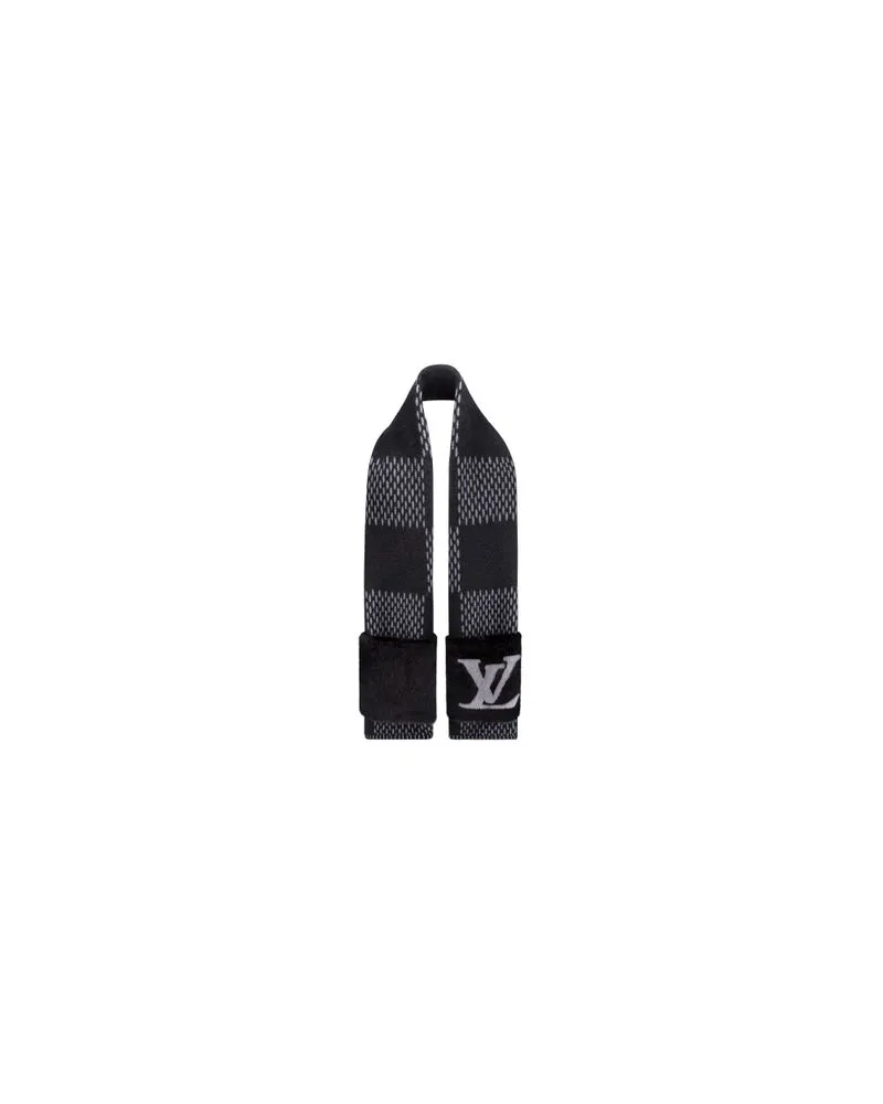 Louis Vuitton Damier Warm Oversized Scarf Black