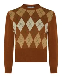 Prada Strickoberteil Brown