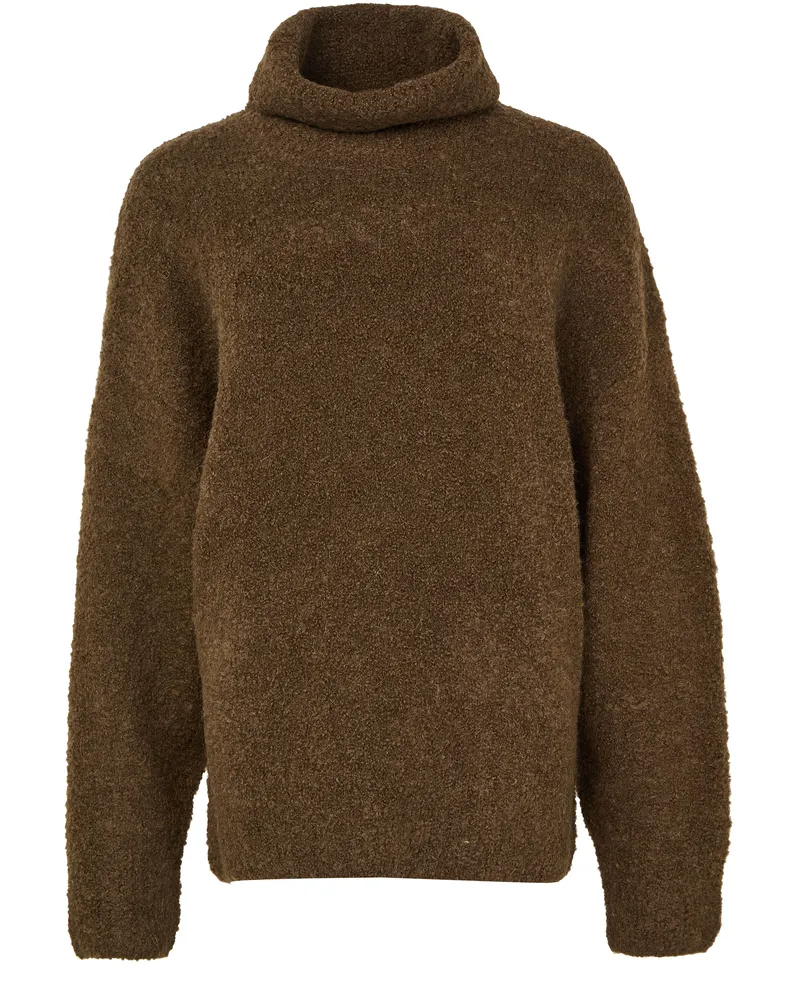 Totême Bouclé-Pullover mit Rollkragen 