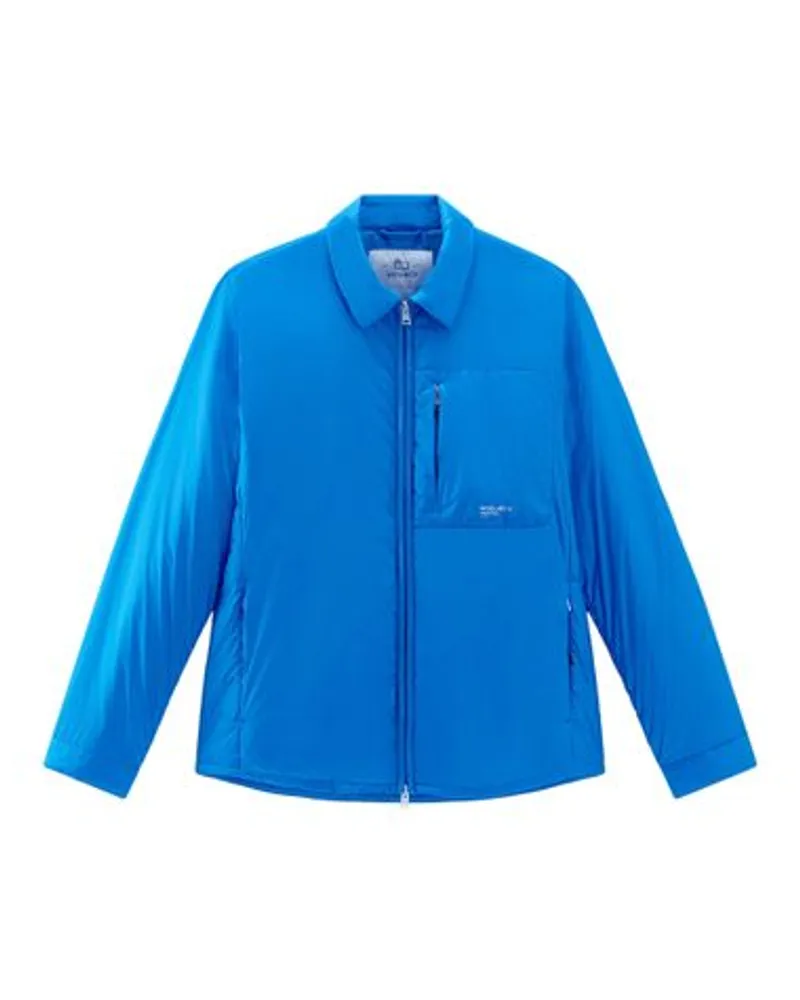 Woolrich Wattierte Hemdjacke Blue