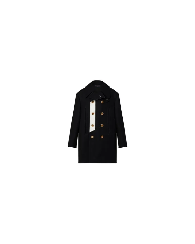 Louis Vuitton Mantel mit grafischem Akzent Black