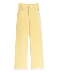 Barrie Hose mit Fransen im Denim-Look Yellow