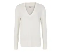 Kaschmirpullover mit V-Ausschnitt