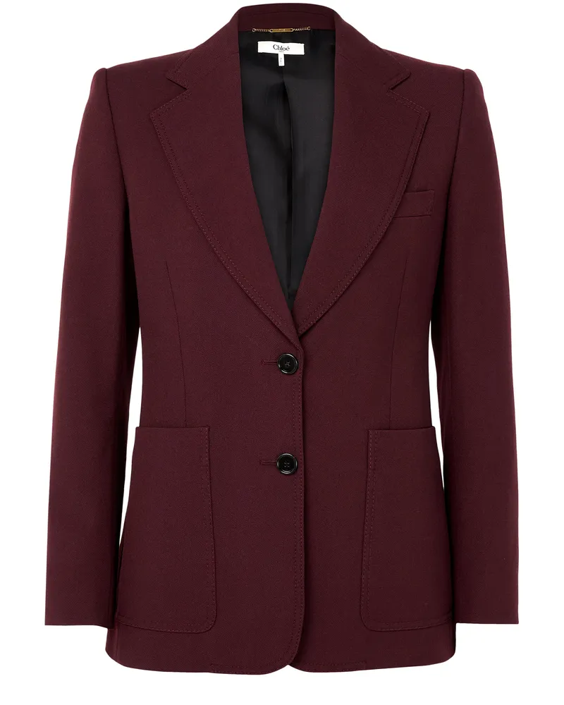 Chloé Blazer mit einfacher Knopfleiste 