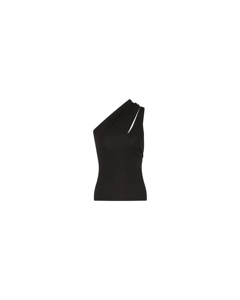 Courrèges Top Criss Cross Black