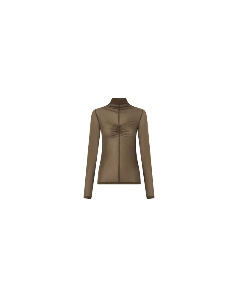 KHAITE Lederjacke Alder Green