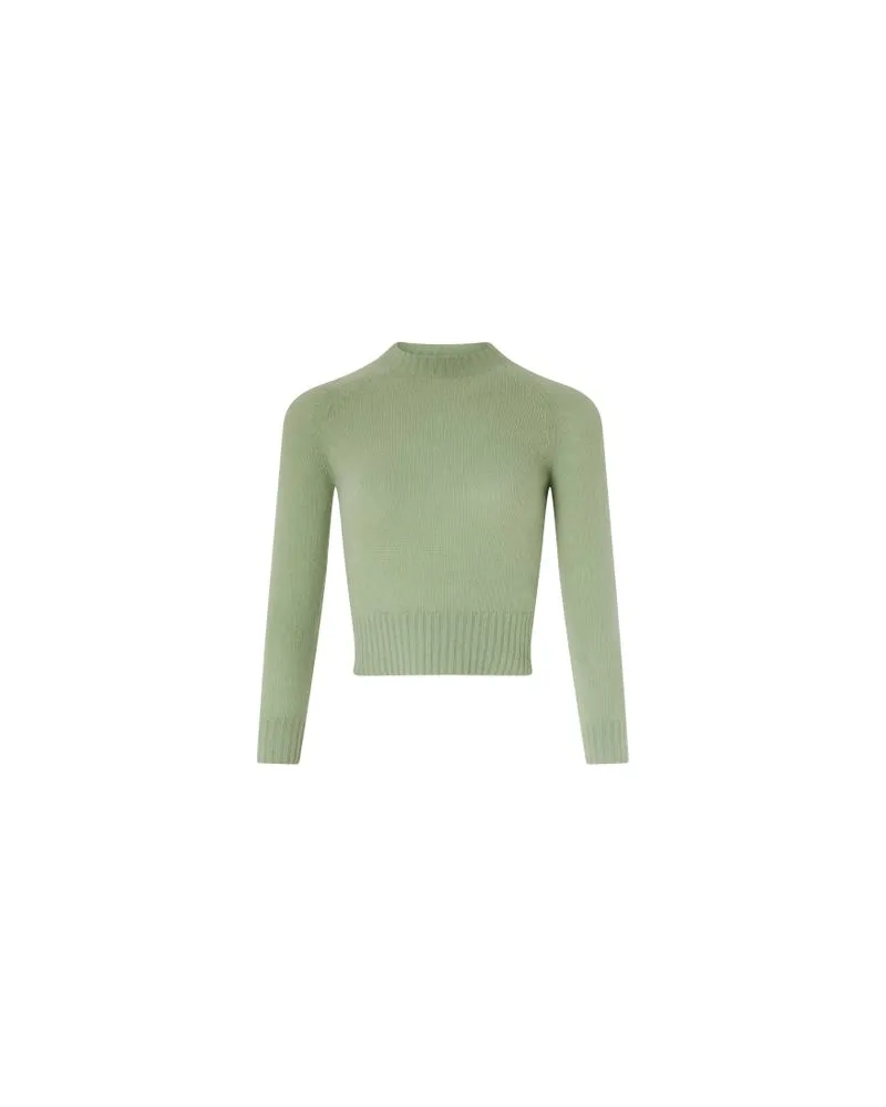 KHAITE Mantel Romare mit Gürtel Green
