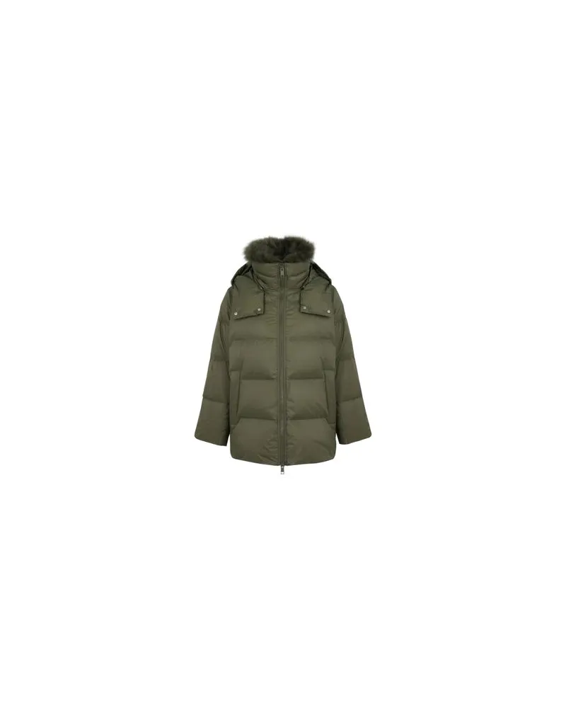KHAITE Lederjacke Alder Green