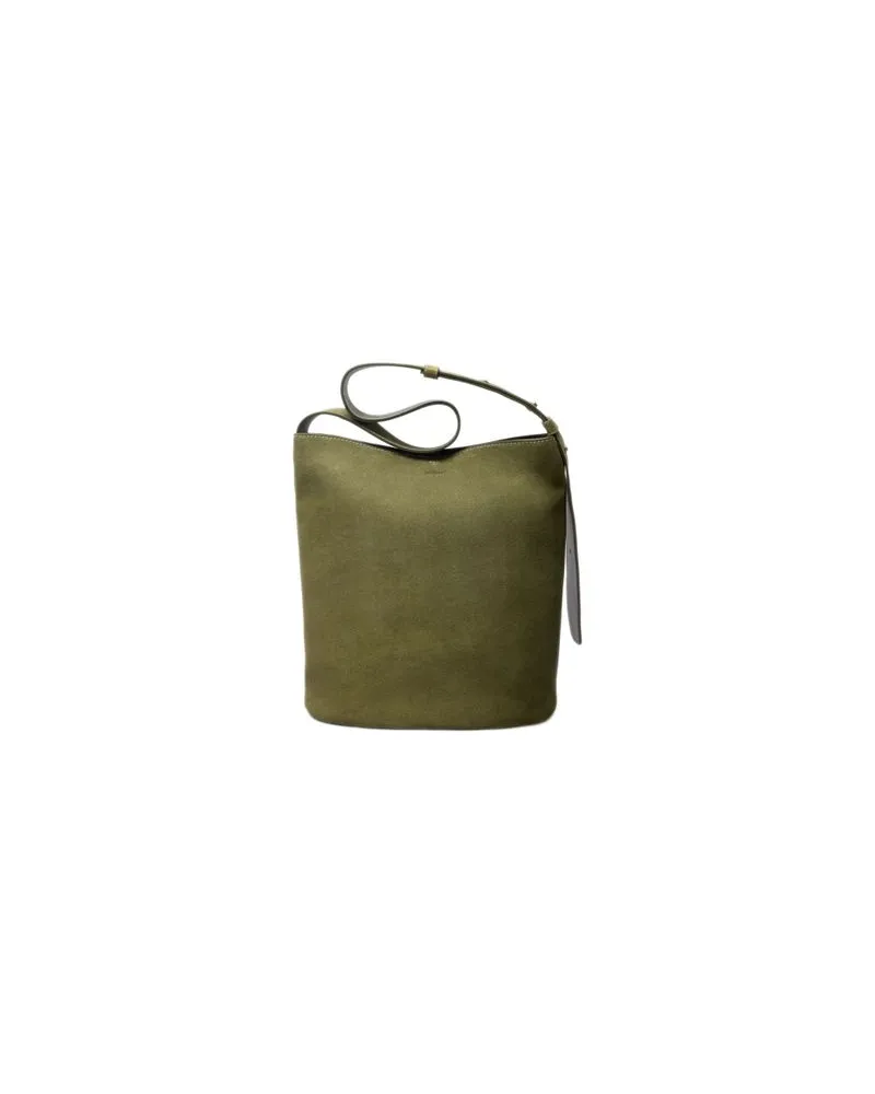 KHAITE Mantel Romare mit Gürtel Green