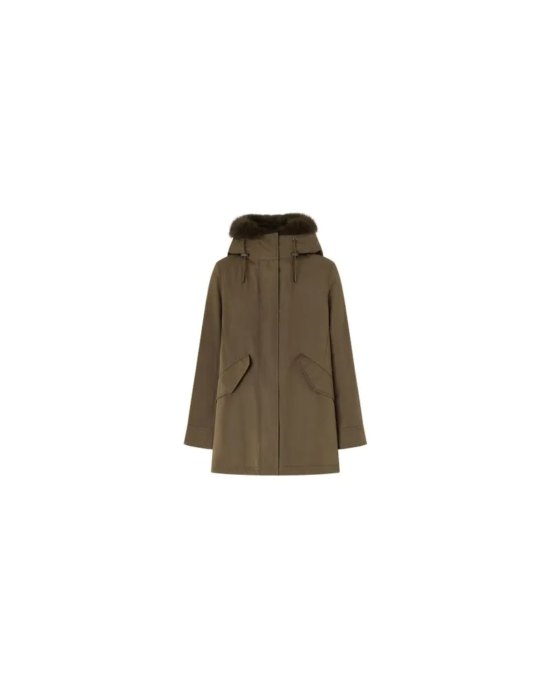 KHAITE Lederjacke Alder Green