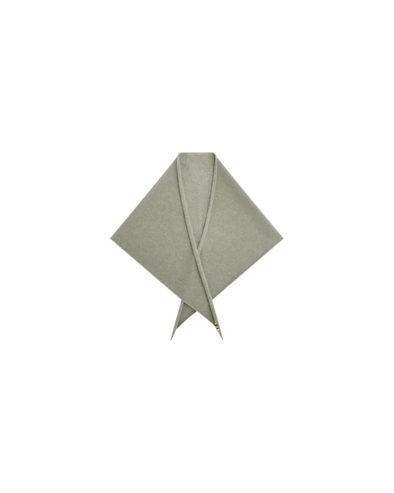 KHAITE Mantel Romare mit Gürtel Green