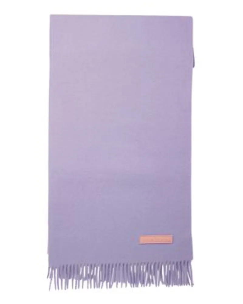 Acne Studios Fransenschal Vesta Purple