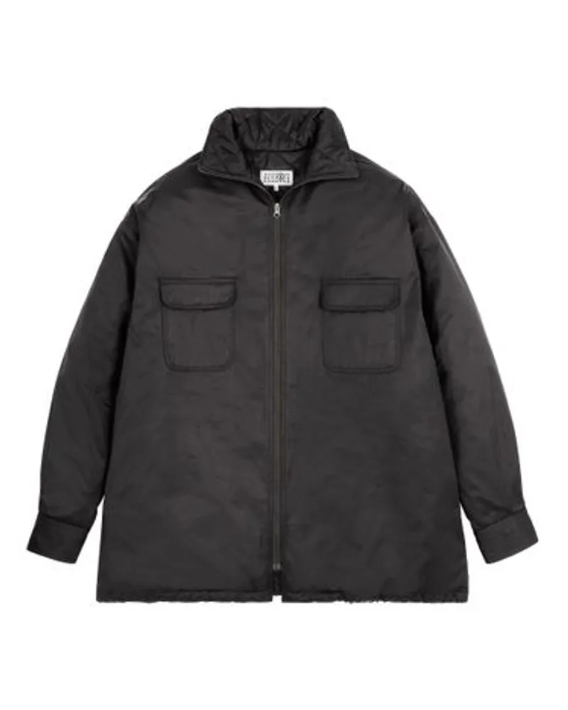 Maison Margiela Gesteppte Twilljacke Black