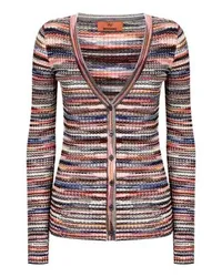 Missoni Gerippter Cardigan Multicolor