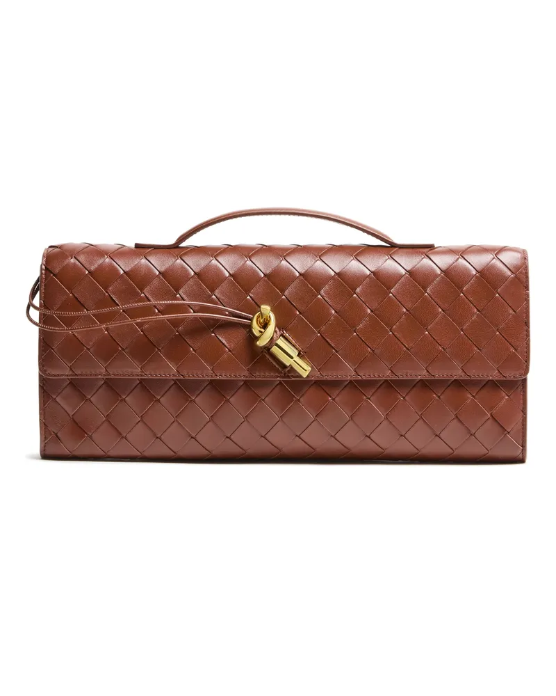 Bottega Veneta Lange Clutch mit Henkel Andiamo 