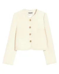 Claudie Pierlot Kurze Jacke Aus Tweed White