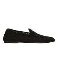 Dolce & Gabbana Gehäkelte Slippers Black