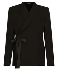 Dolce & Gabbana Doppelreihige Jacke Black