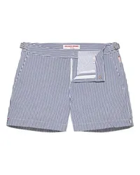 Orlebar Brown Badeshorts Setter Seersucker Navy