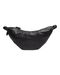 Christophe Lemaire Mittelgroße Tasche Croissant Black