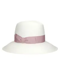 Borsalino Feiner Panamahut mit breiter Krempe Claudette White