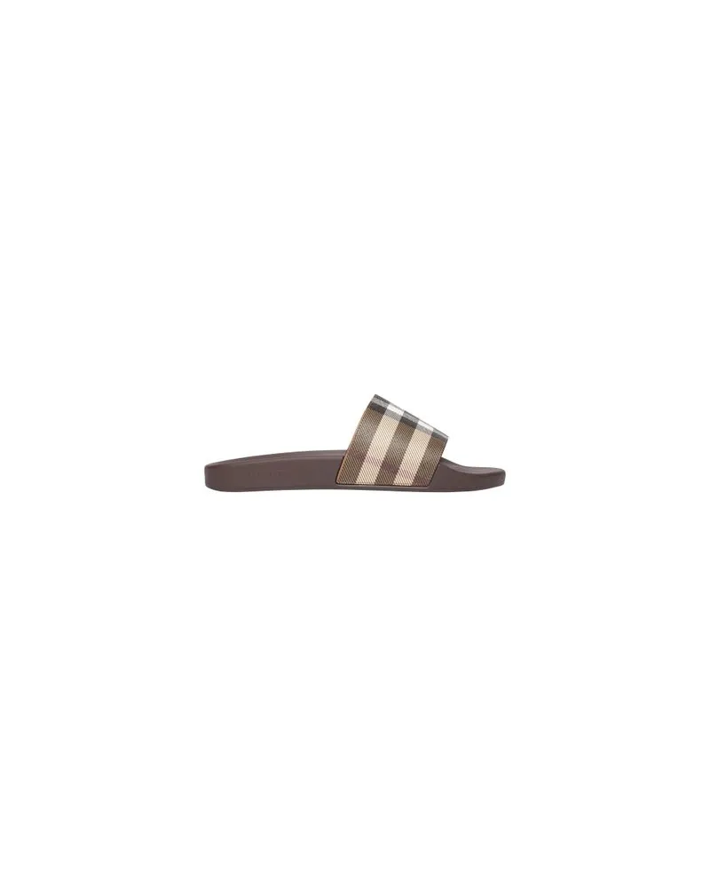 Burberry Sandalen Check Brown