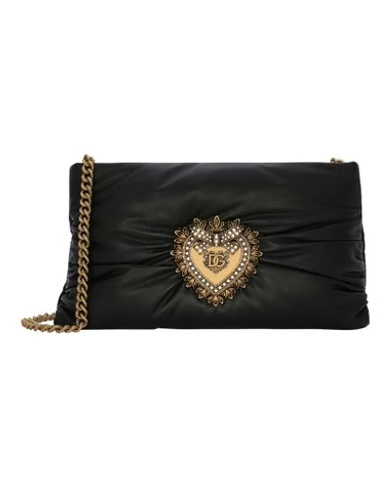 Dolce & Gabbana Soft Bag Devotion Small Black