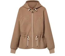 Doubleface Jacke mit Kapuze