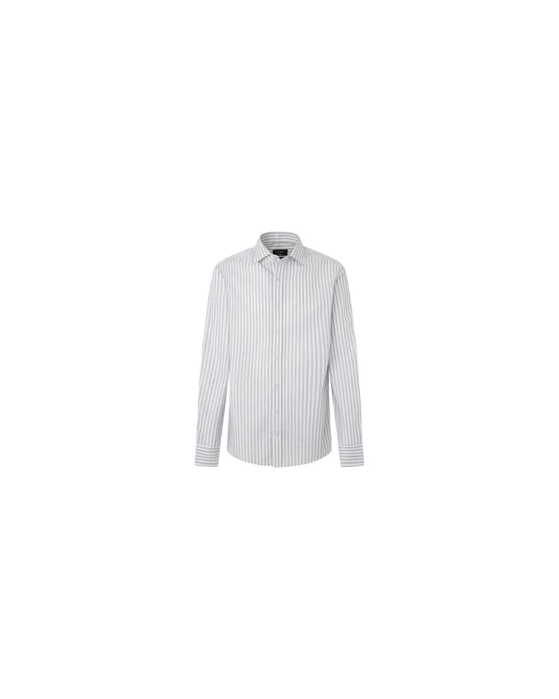 Hackett Hemd mit Melange-Streifen White