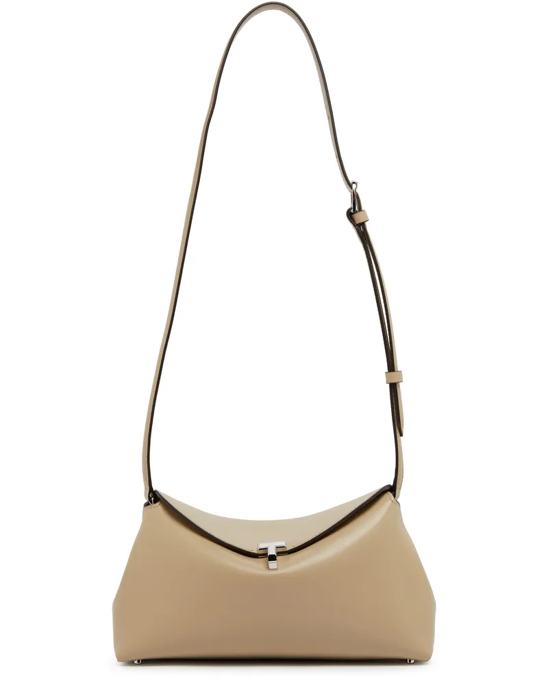 Totême T-Lock Clutch aus Leder 