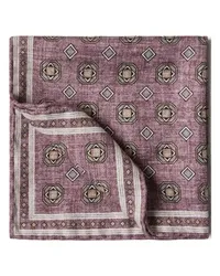 Brunello Cucinelli Doubleface-Einstecktuch Purple