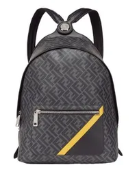 Fendi Fendi Chiodo Diagonal Rucksack Black