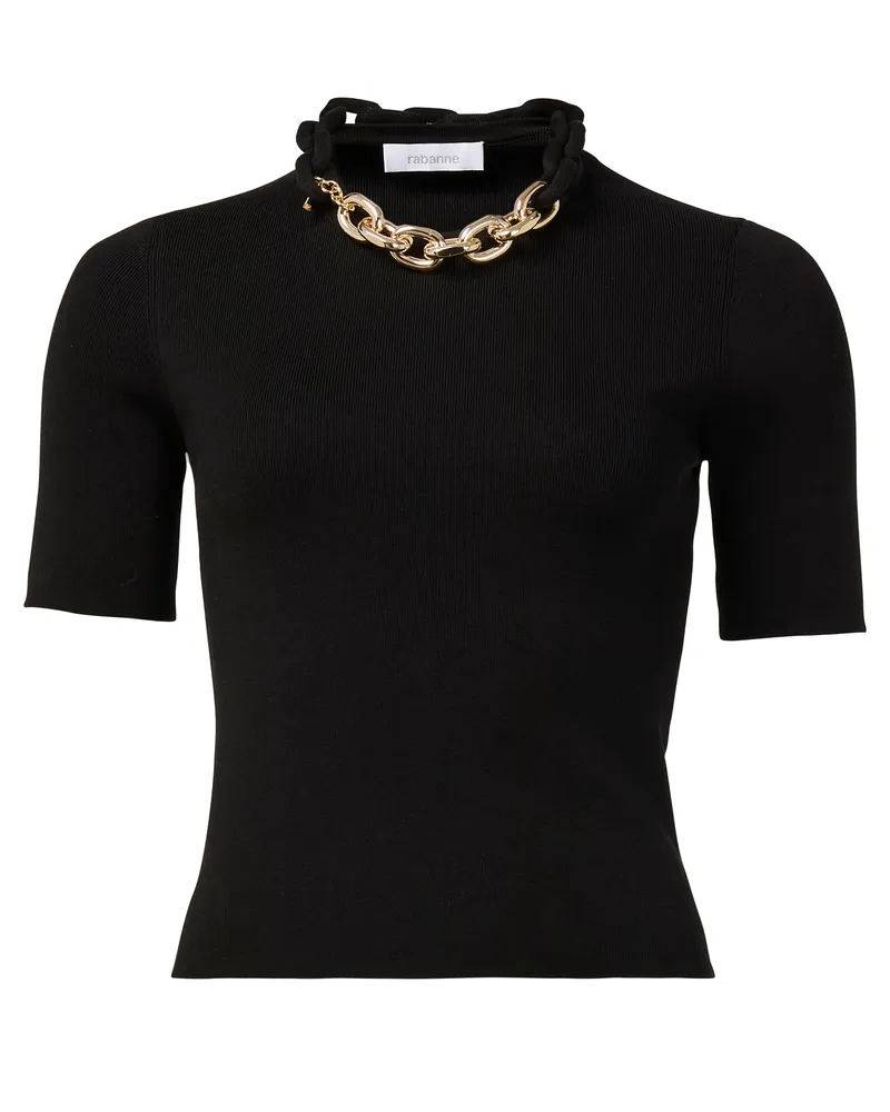 Paco Rabanne Kurzarmpullover 