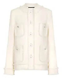 Dolce & Gabbana Einreihige Jacke White