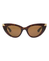 Alexander McQueen Sonnenbrille Brown