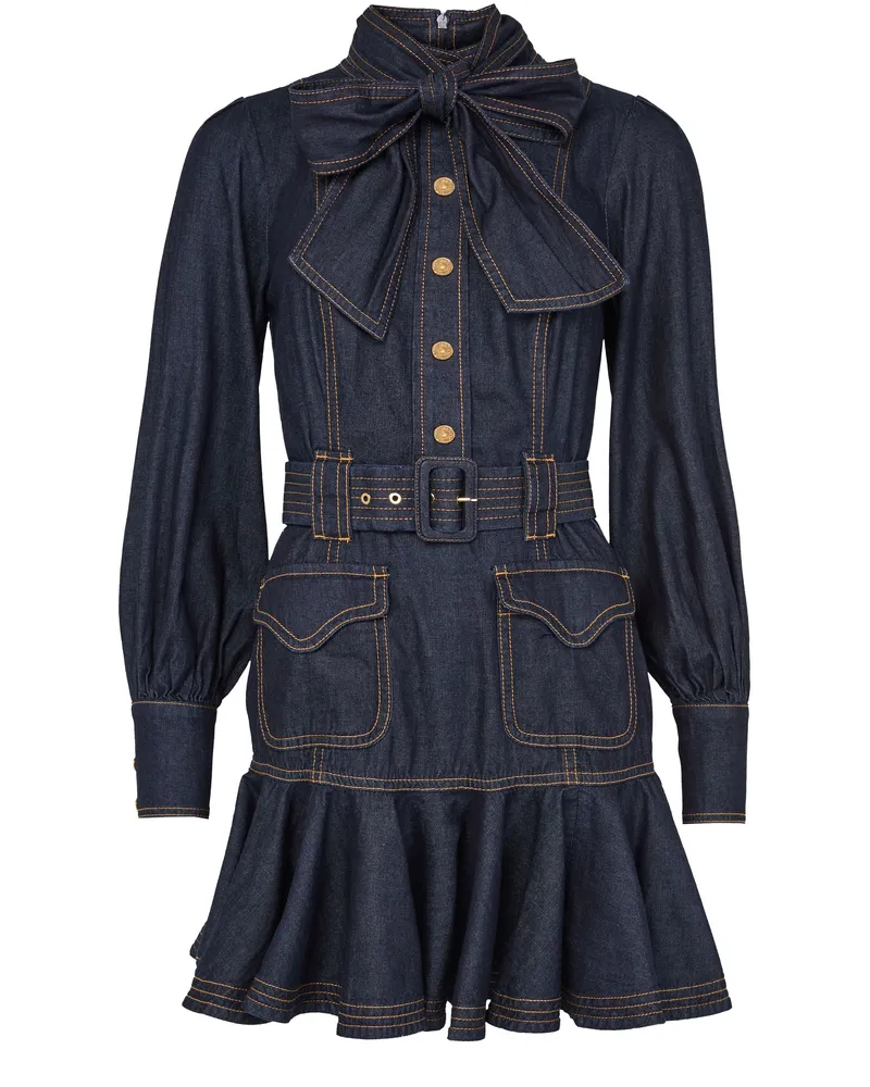 Zimmermann Denim-Slipdress 