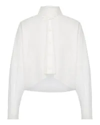 Philosophy Di Lorenzo Serafini Cropped-Hemd White