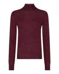 Joseph Cashairpullover mit Stehkragen Burgundy