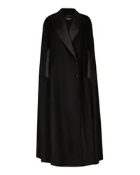 Dolce & Gabbana Einreihiges Cape Black