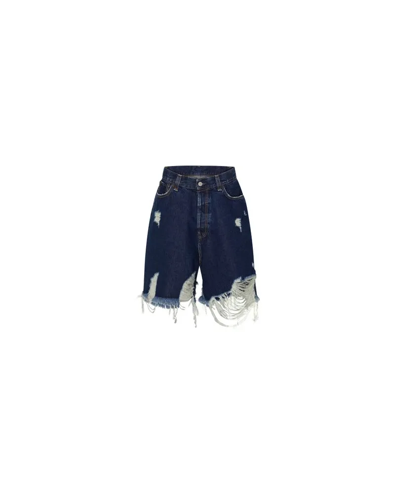 Acne Studios Denim-Shorts Blue