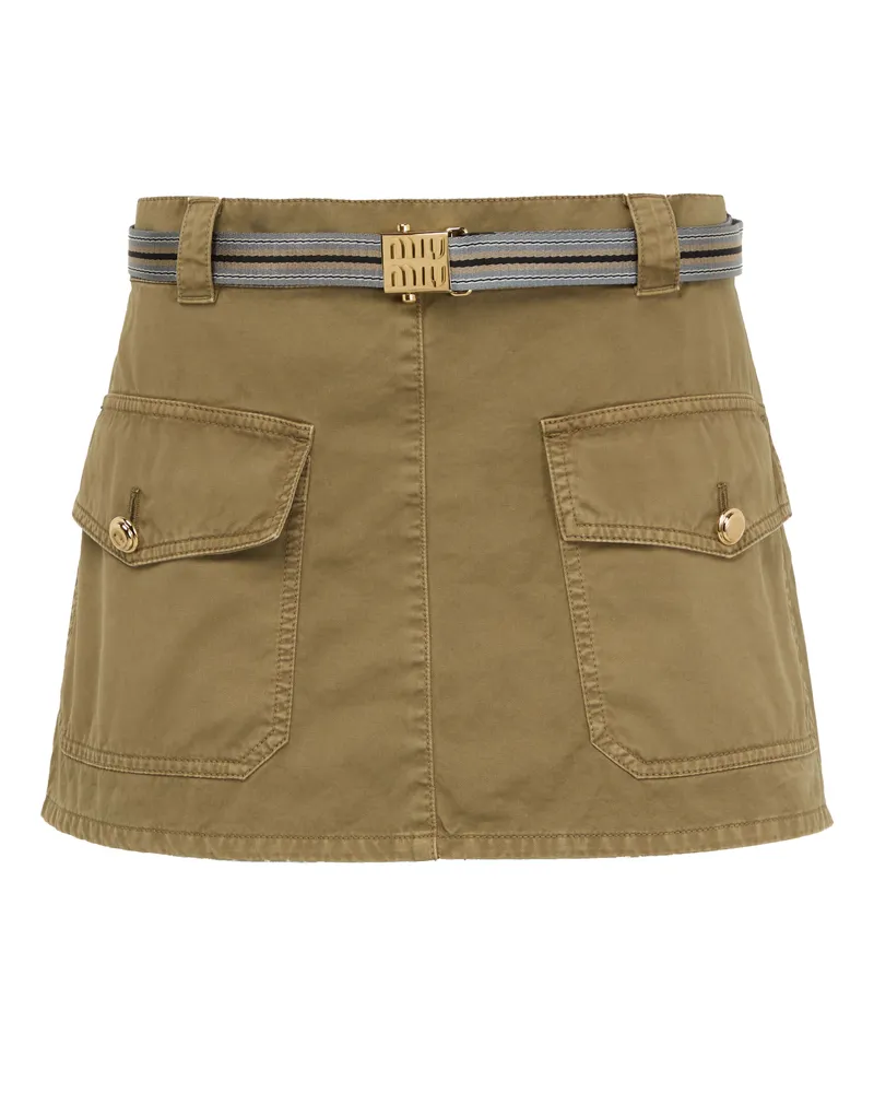Miu Miu Minirock im Cargo-Stil 