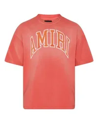 Amiri Staggered T-Shirt Amiri Wave Red